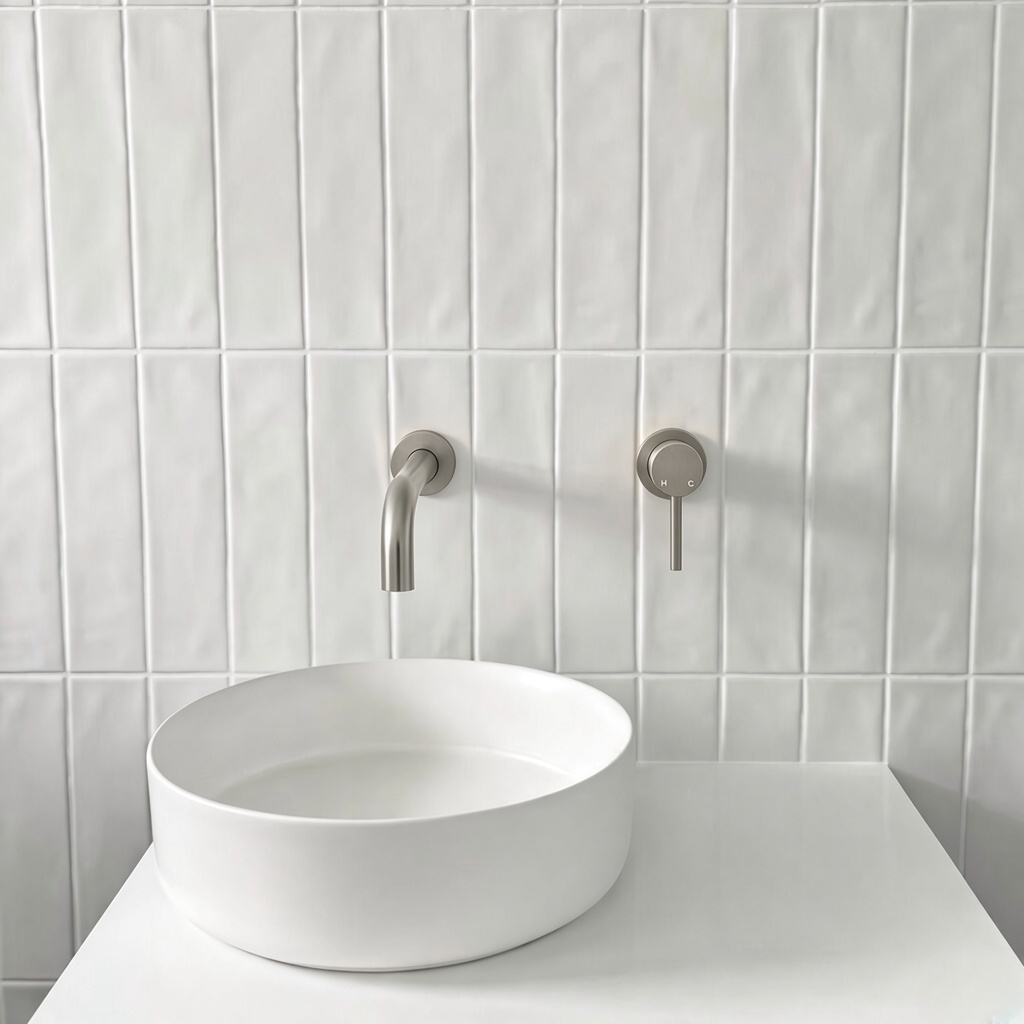 Wall Mixer Brushed Nickel