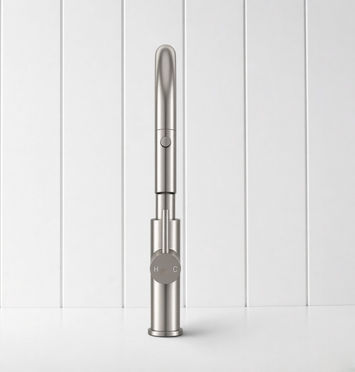 Pull Out Kitchen Mixer Brushed Nickel
