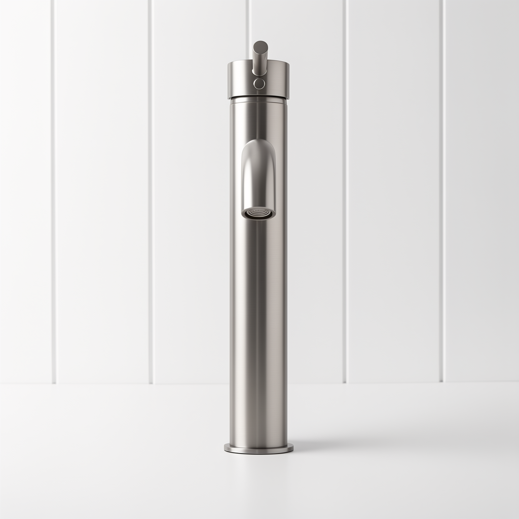 Tall Basin Mixer Brushed Nickel