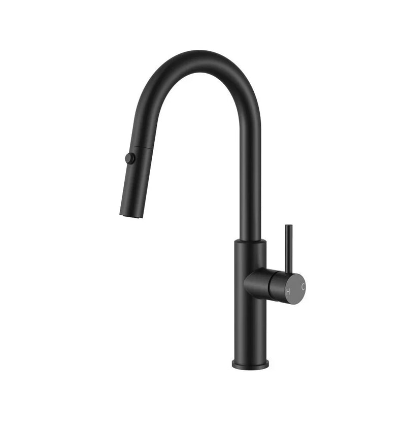 Pull Out Kitchen Mixer Matte Black