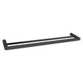 Double Towel Rail Matte Black